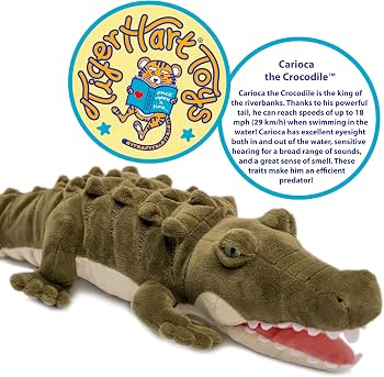 Amazon.com: TigerHart Carioca The Crocodile - 18 Inch Stuffed