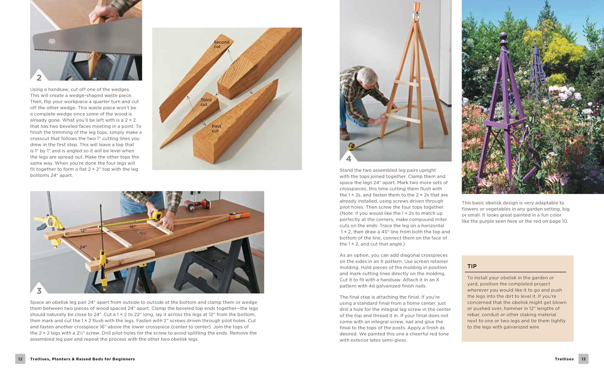 Trellises, Planters & Raised Beds for Beginners: 30+ Easy, Unique, and Useful Projects You Can Make with Common Tools and Materials - Image 5