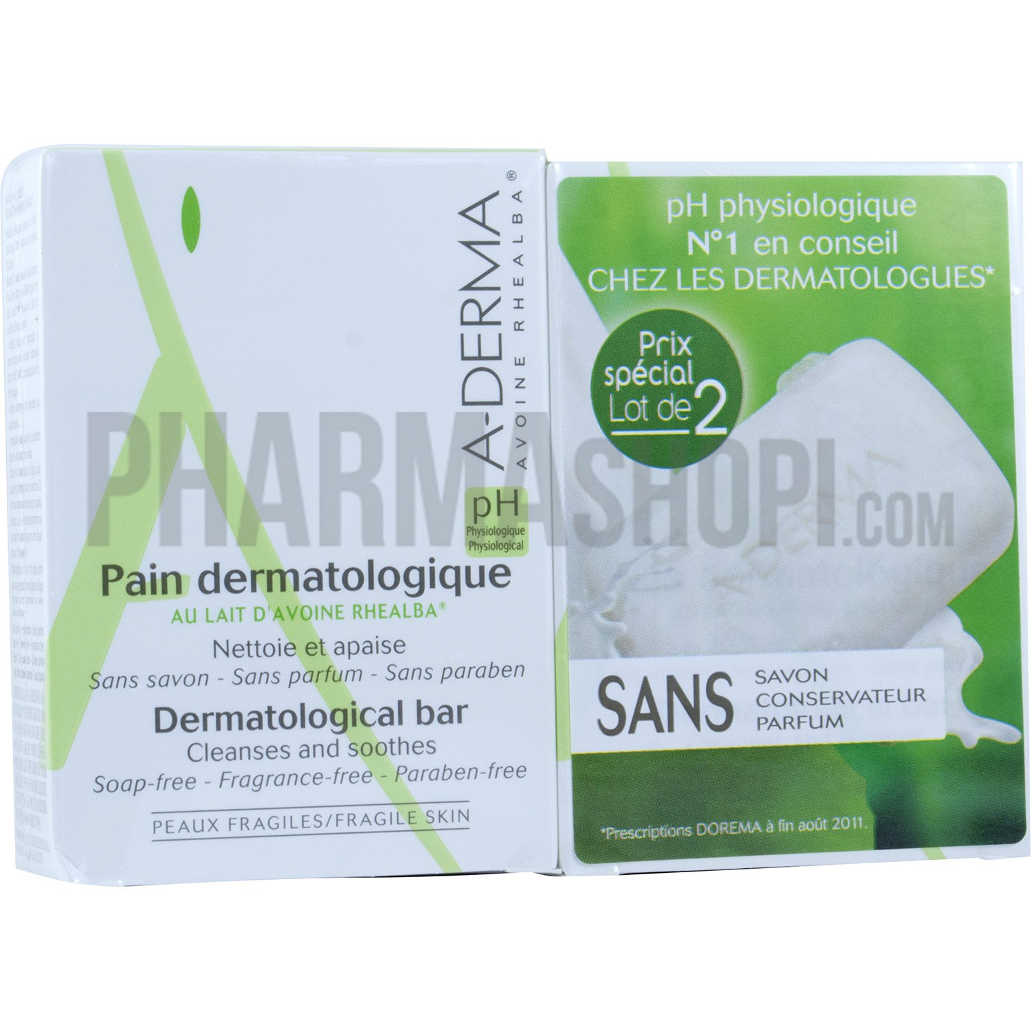 Soap Free Dermatological Bar 2x100g