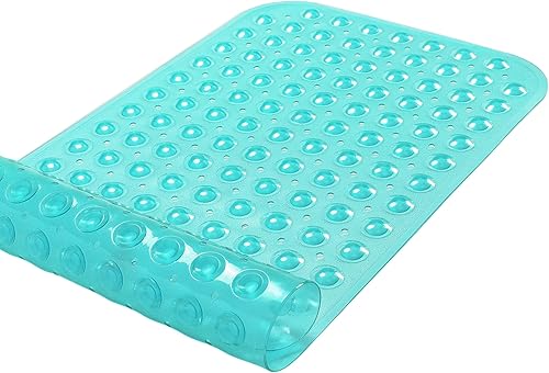 Miniatura 135 de Tapete grande antideslizante para bañera y ducha de 31 x 16 pulgadas (solo bañeras suaves/sin textura), seguro, limpio, lavable a máquina, agarre y