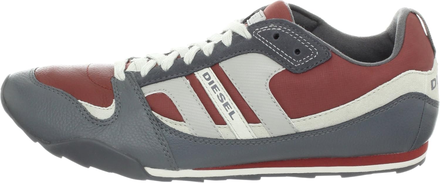 Diesel Men's Gunner Lace-Up Fashion Sneaker 13 Grey-ps873h4571