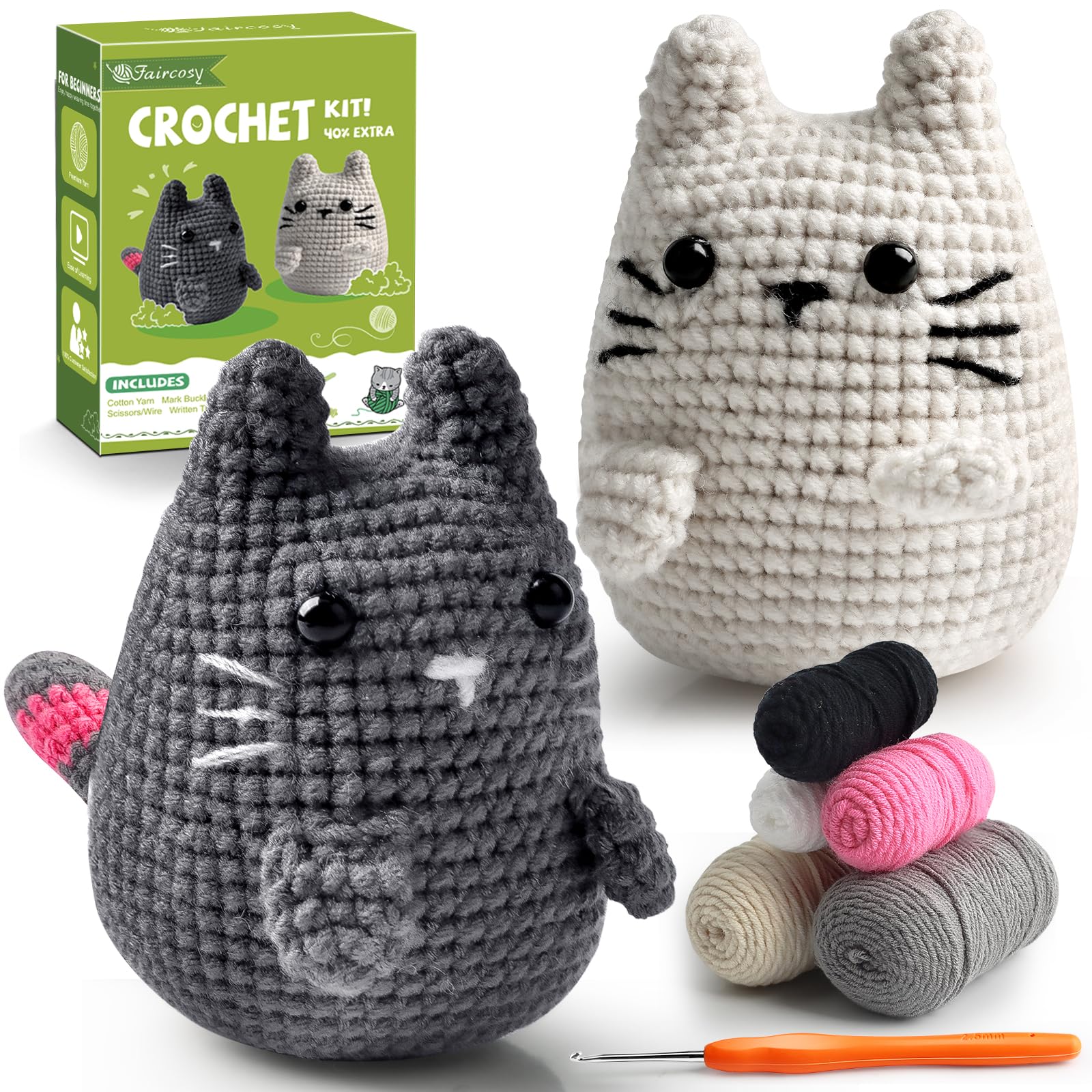 フェリシモ あみぐるみ製作キット フェリシモのキット】ドール用棒針編み込みセーターキット途中