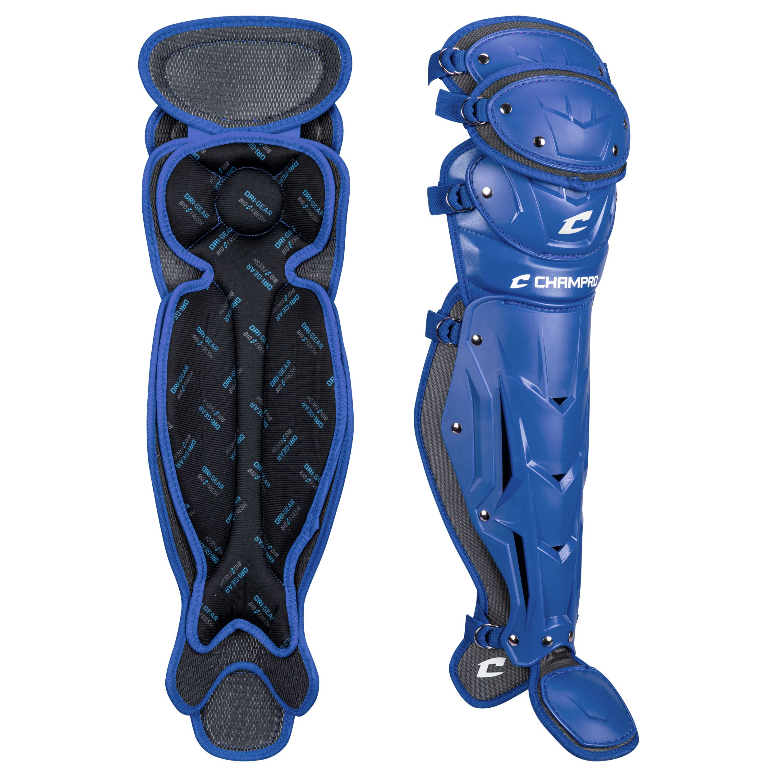CHAMPRO Optimus Pro - Protectores de rodilla triples para béisbol/softbol