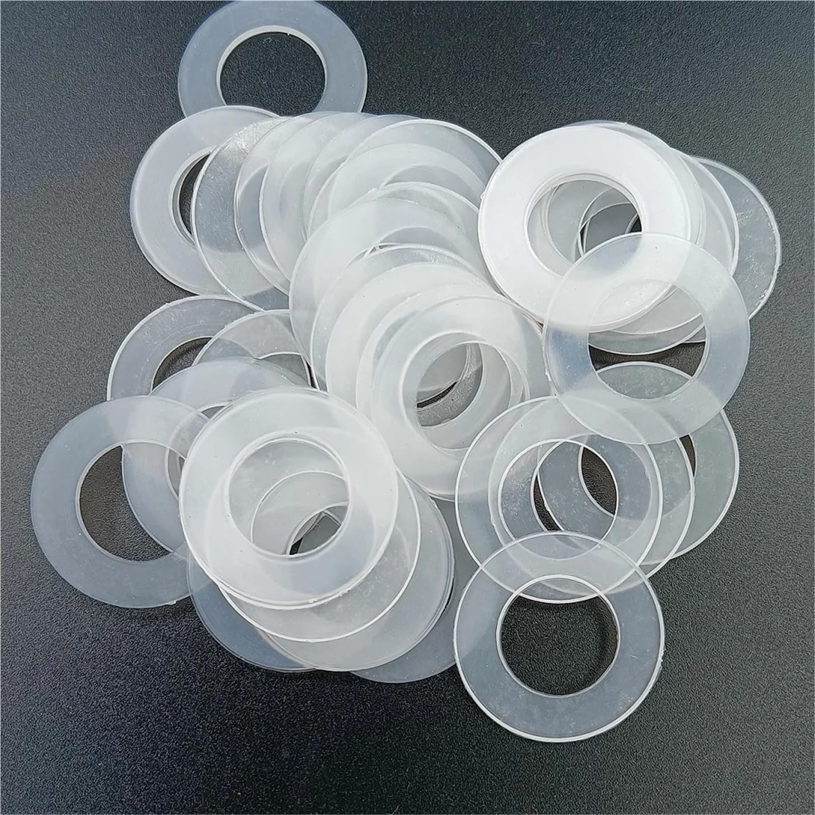 arandelas de seguridad dentadas, Arandela de nailon de plástico M3-M20, arandela de sello espaciador plano(M20 x 30 x 1)