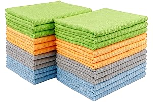 AIDEA Microfiber Cleaning Cloth: Lint-Free, Streak-Free Cleaning