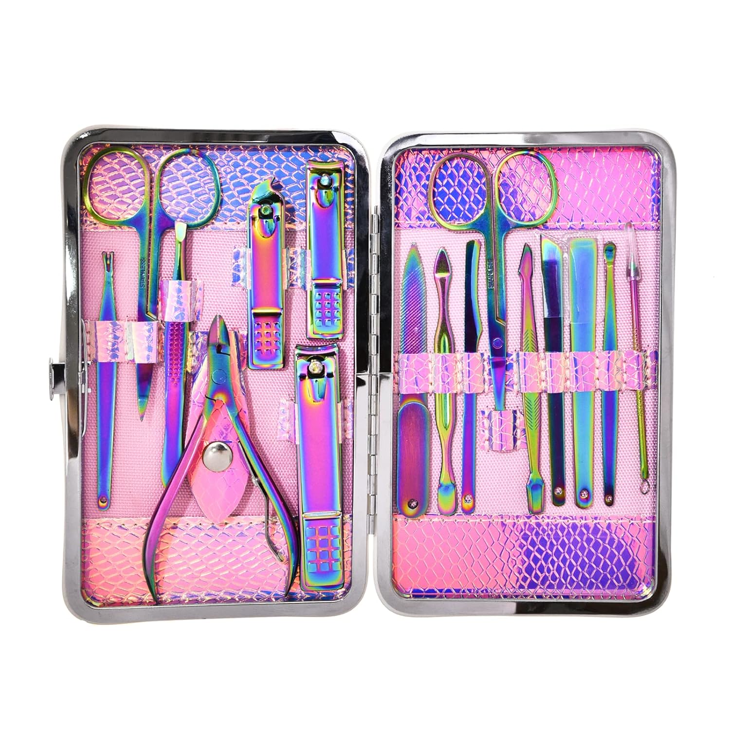 Manicure Set Professional Pedicure Tools 16 in 1 Nail