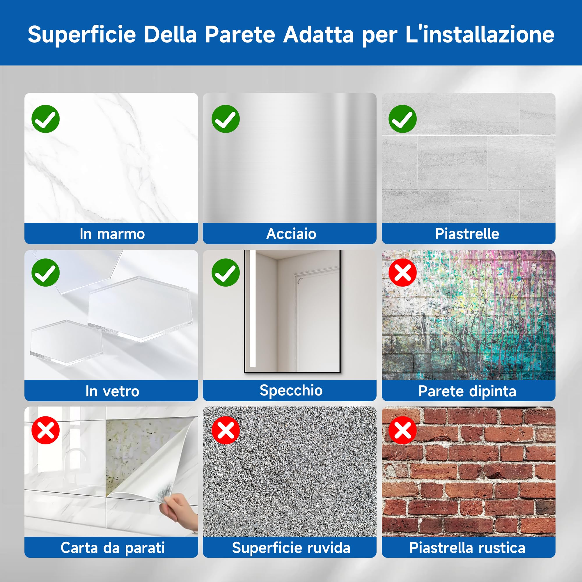 Dispenser Sapone Bagno, Dosatore Sapone Bagno Mani Cucina, Dispenser Bagnoschiuma Doccia A Parete Con Etichetta Impermeabile Per Cucine Bagni(Argento,)