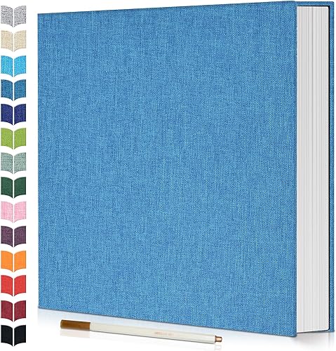 Artfeel Álbum de fotos autoadhesivo, 40 páginas, libro de fotos grande para fotos de 4 x 6, 5 x 7, 8 x 10, álbum de bricolaje para bebé, boda,