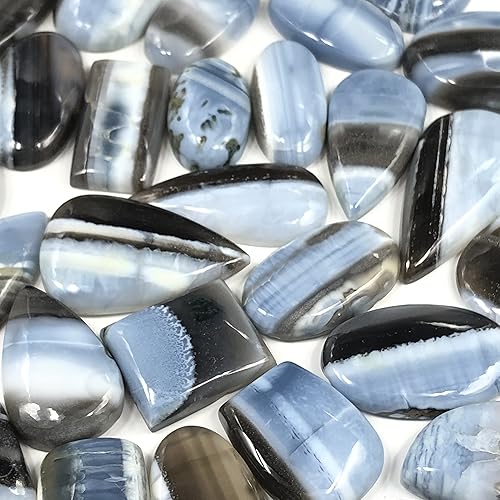 Miniatura 3 de 100 unidades de piedras preciosas OWYHEE OWYHEE OPAL sueltas azul natural para la fabricación de joyas, piedras preciosas sueltas para anillos,