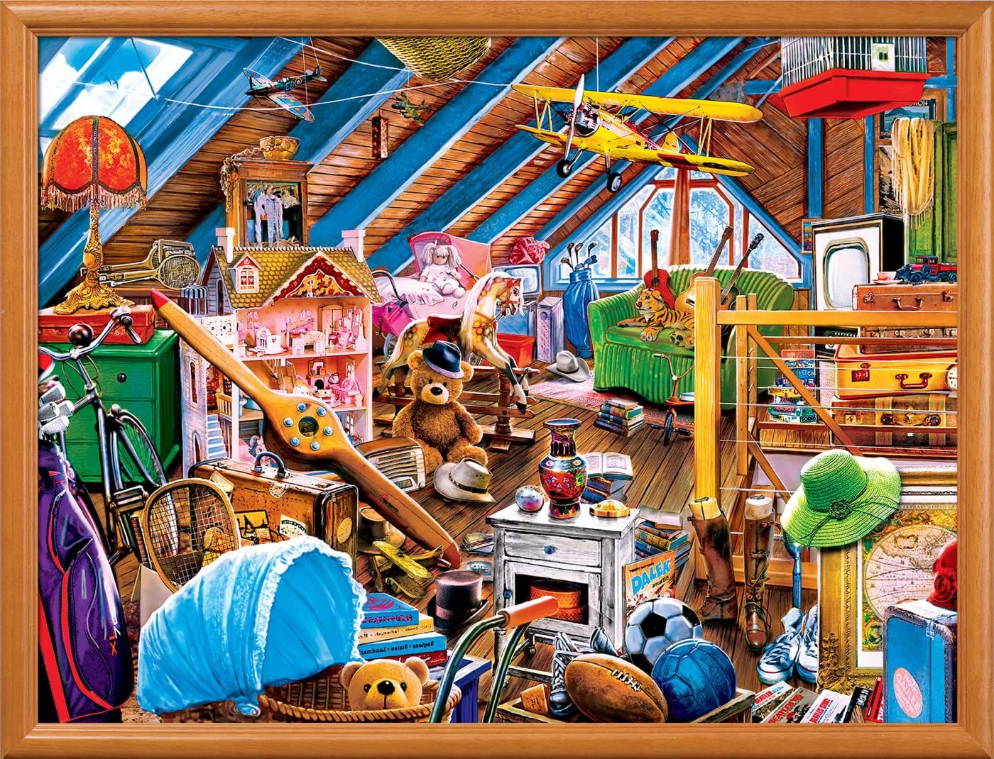 Masterpieces 550 Piece Jigsaw Puzzle for Adults and Family - Attic Secrets - 18"x24"