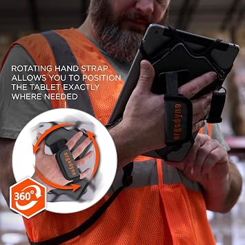 Ergodyne Squids 5549 Tablet Holder with Detachable Shoulder Strap, Mobile Device Solutions