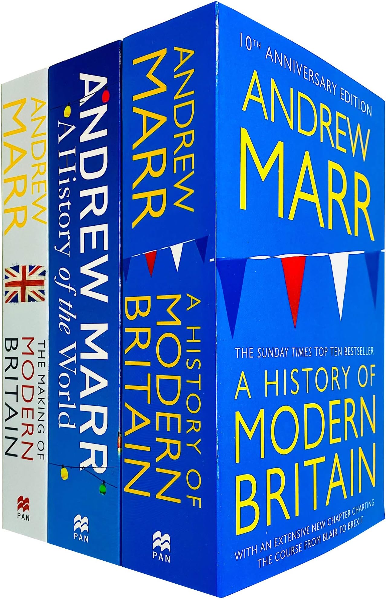 Andrew Marr Collection 3 Books Set (The Making of Modern Britain, A History of the World, A History of Modern Britain)