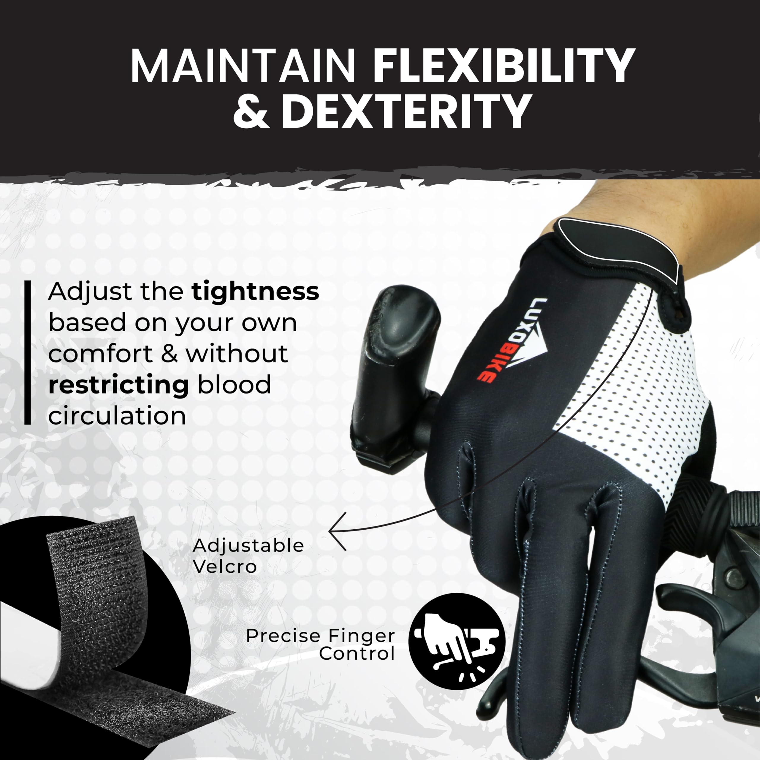 Guantes de ciclismo para mujer, ligeros, transpirables, con absorción de golpes, guantes deportivos de dedo completo con pantalla táctil, guantes de bicicleta de carretera para hombre