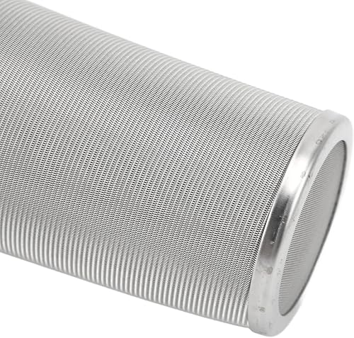 Miniatura 6 de Fdit Filtro de café frío con goma blanca, infusor de café de acero inoxidable de malla fina para té y frutas, cafetera helada (3.1 x 8.3 in)