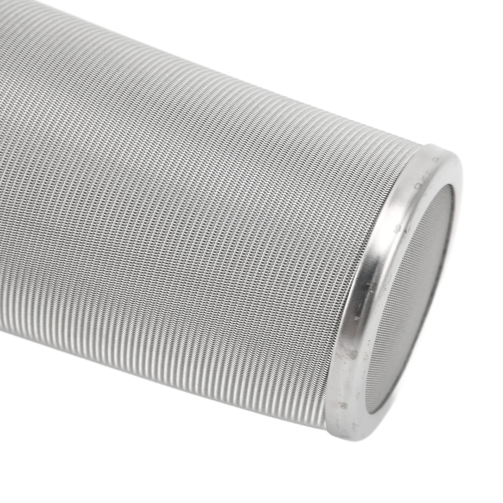 Yctze Efficient 304 Stainless Steel Cold Brew Coffee Cone Mesh - Portable Coffee Brew Infuser with White Rubber Circle - Ideal for FruitInfused Drinks (8 * 21cm)