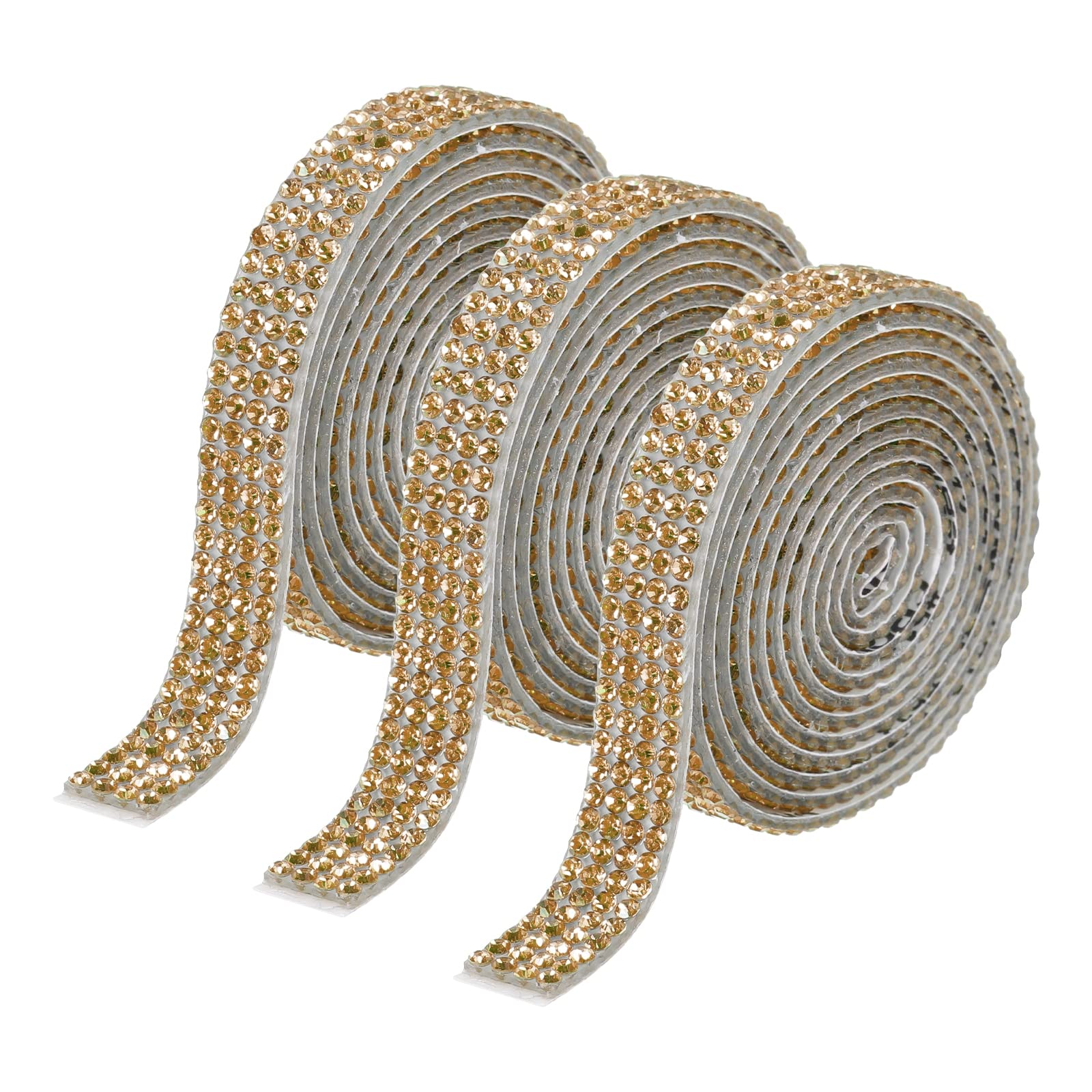 Ruban auto-adhésif en strass 8 mm haut de gamme, garniture beige clair pour scrapbooking de mariage