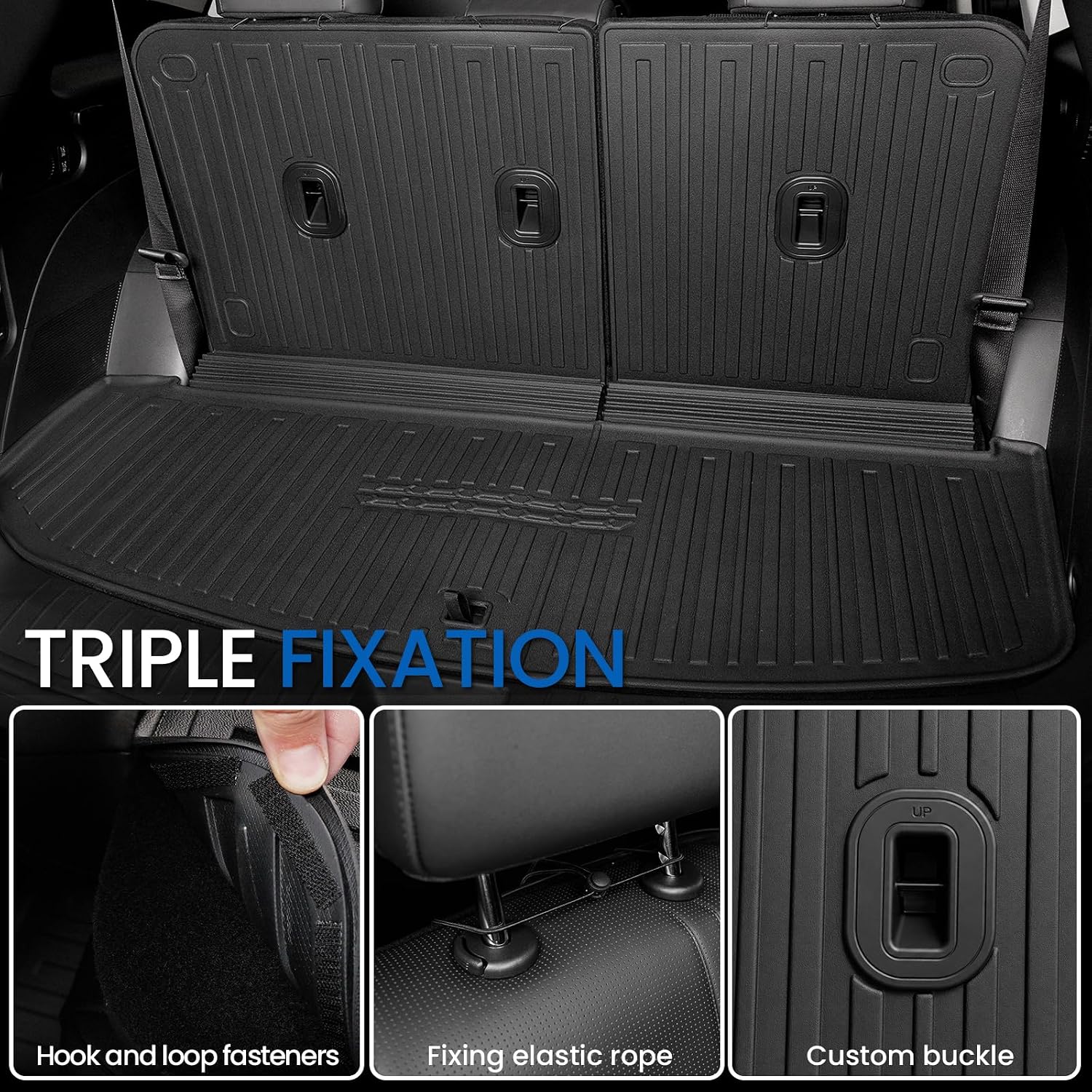 Floor Mats for Hyundai Palisade Hybrid 2026 2027 7&8 Seats image 4