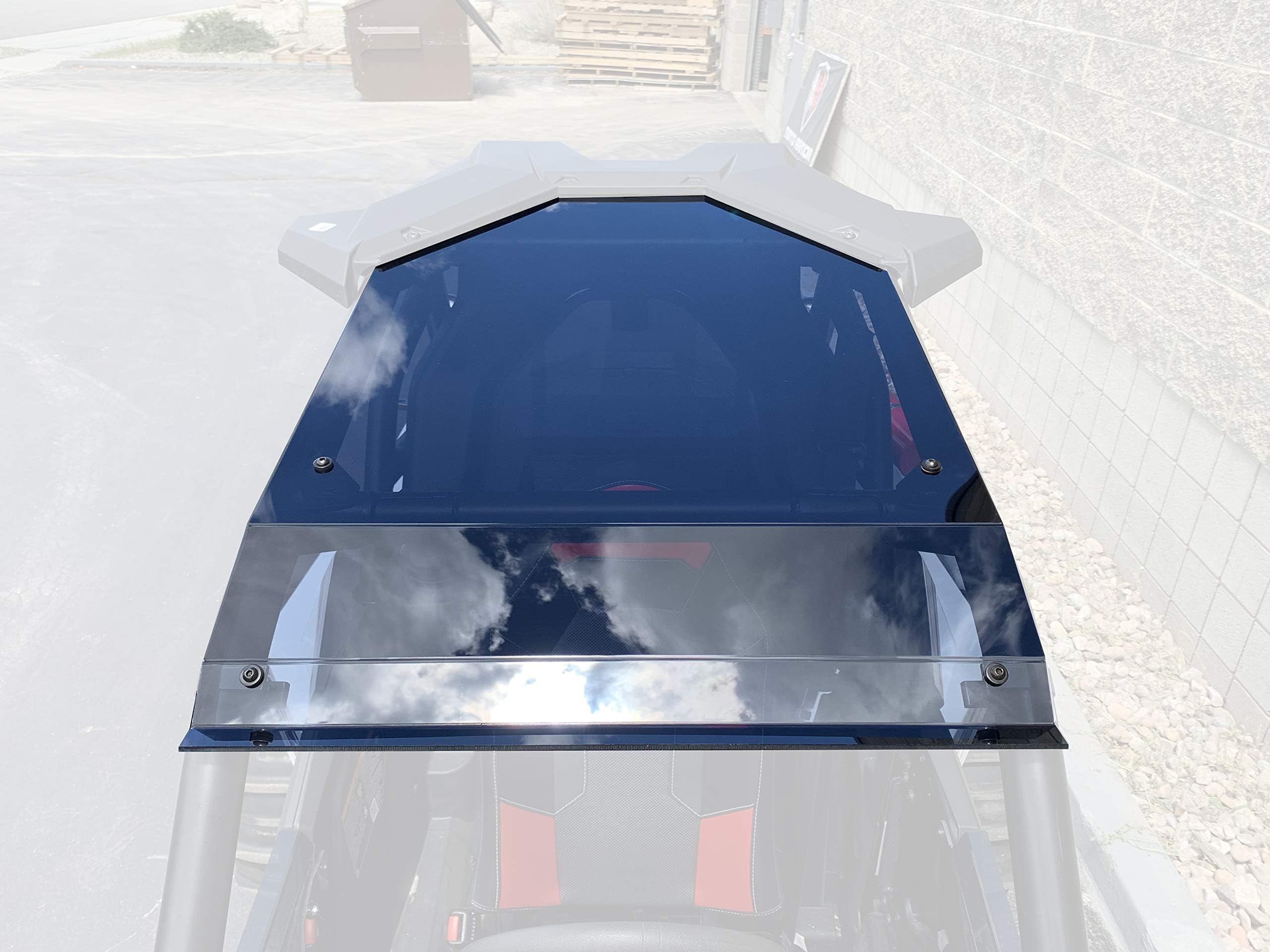 Polaris RS1 Tinted Polycarbonate Roof, Top With BIllet Mounts (Tinted)