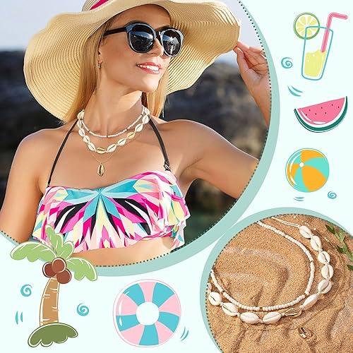 Miniatura 8 de Conch Shell Necklace Gold Snail Shell NecklaceHalloween Party Cosplay Costume Ocean Jewelry Beach Vacation Essentials Seashell Necklace Summer