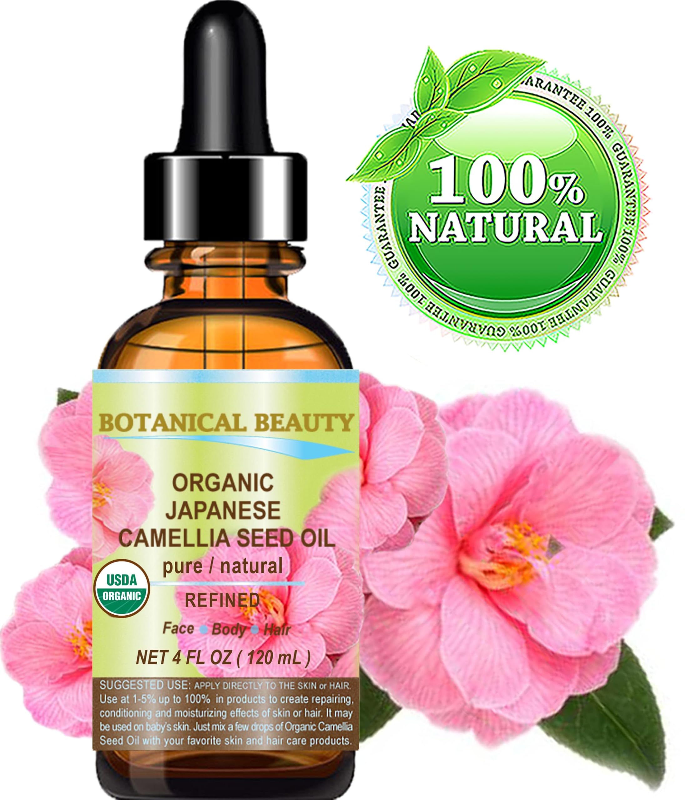 Amazon.com: Botanical Beauty Japanese ORGANIC CAMELLIA Seed Oil