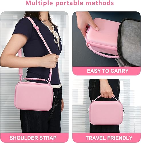 Miniatura 6 de Funda rígida de viaje para cámara digital Sony ZV-1Sony ZV-1F Vlog cámara, funda protectora para kit de accesorios Vlogger, trípode y micrófono,