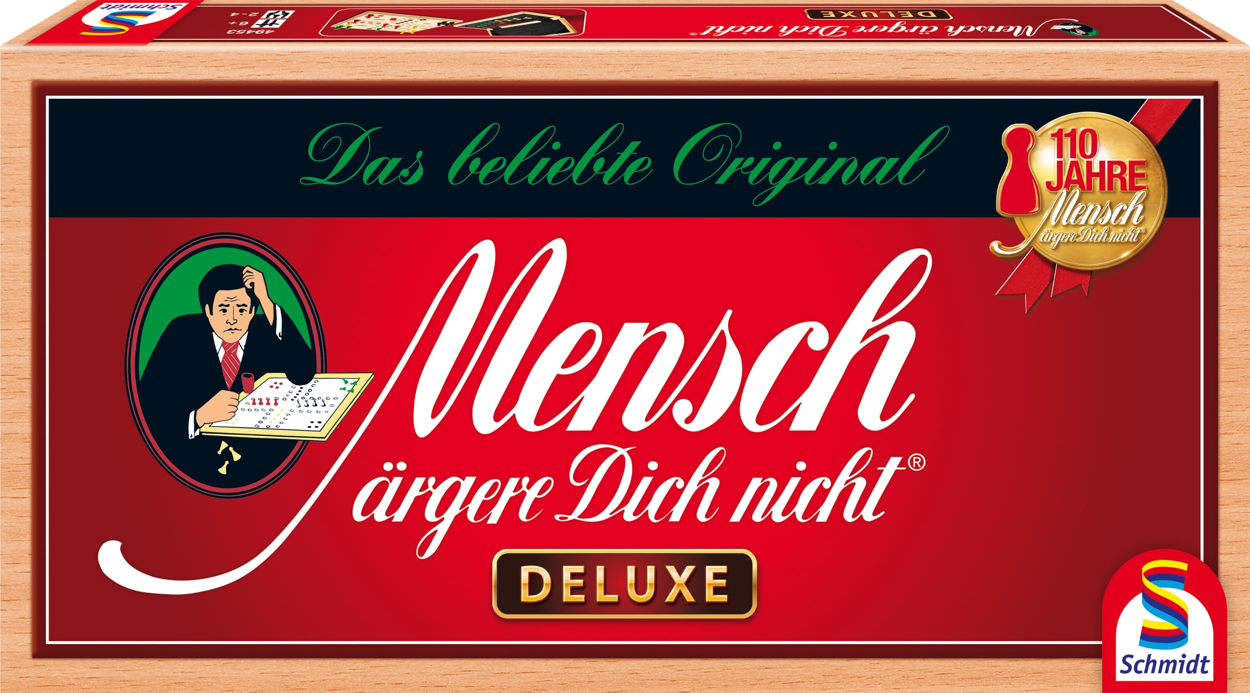 Schmidt Spiele 49453 Mensch ärgere Dich Nicht Deluxe Version Family Game