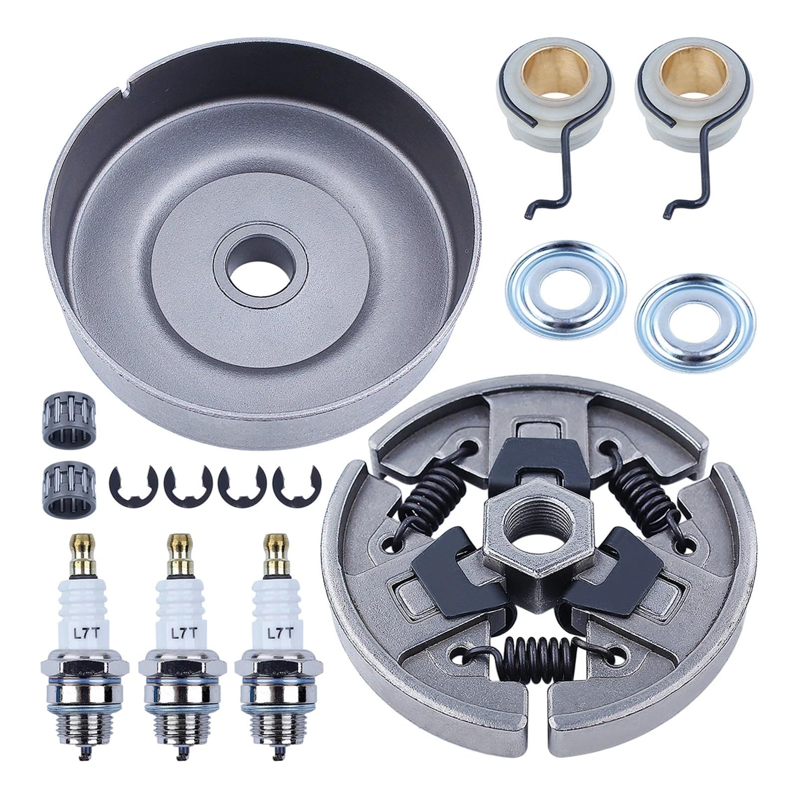 Embrague de piñón 3/8 "7T Cojinete aguja for Stihl 034 036 029 039 MS290 MS310 MS340 MS360 MS361 MS390 Motosierra 1125 160