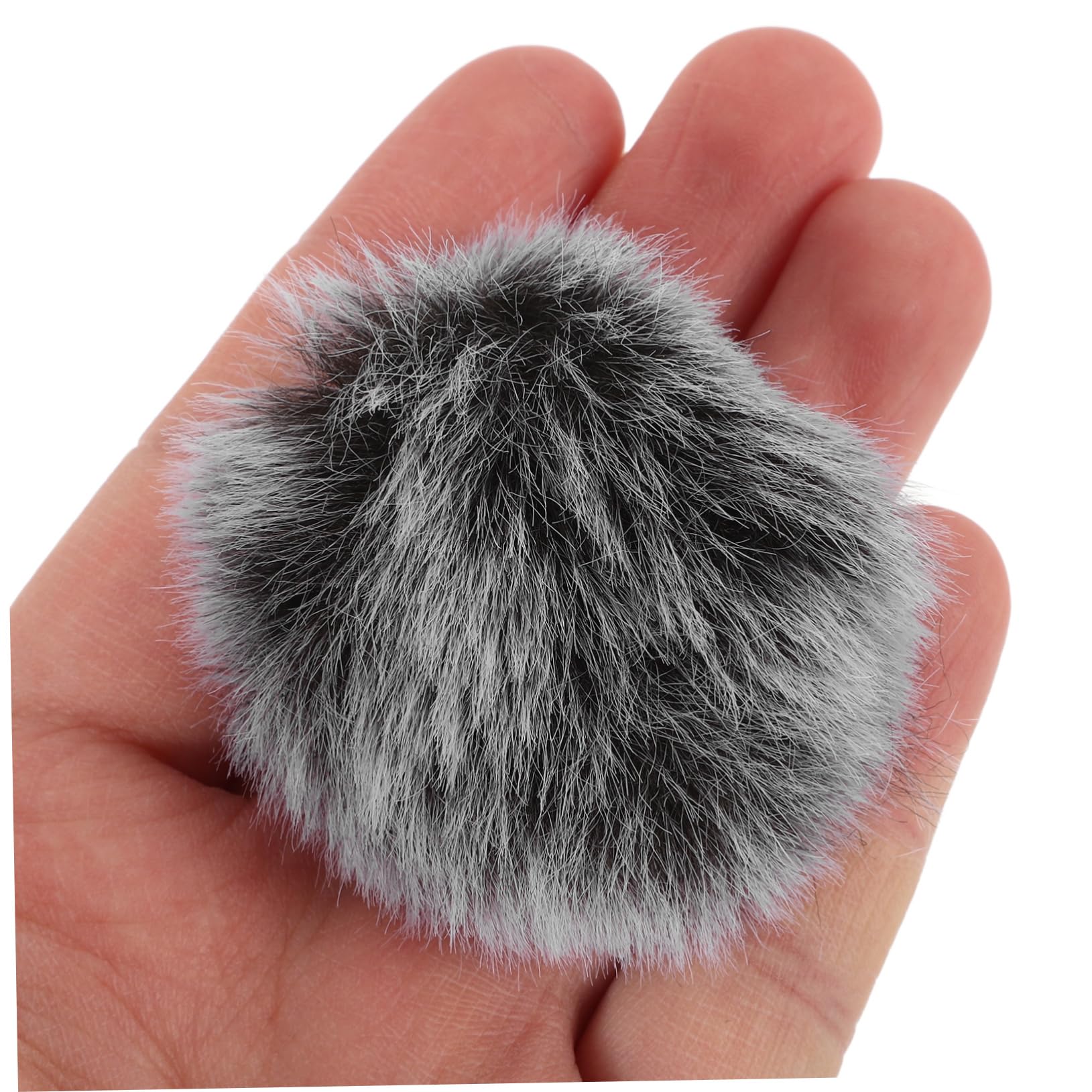 Mikinona Osłona Mikrofonu Furry Windscreen Ochrona Przed Wiatrem Pokrowiec Do Mikrofonu Idealny Do Studio Nagraniowego Spotkań i Występów Żywo