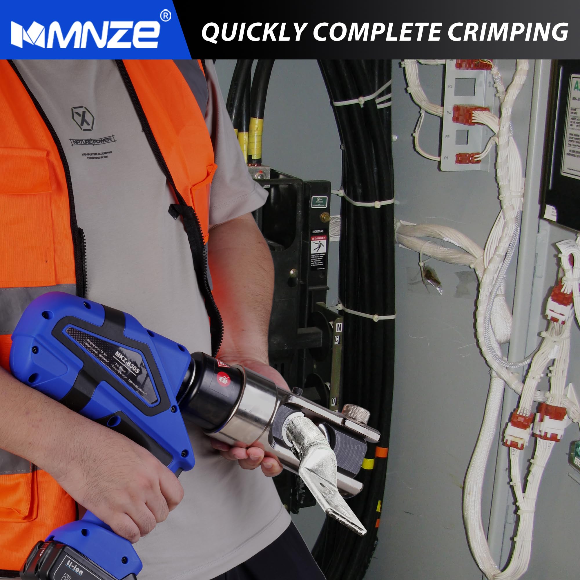 Es-300 Electric Hydraulic Cable Crimping Tool Cordless Crimp Plier Battery Power Crimper - Cable Crimping Tool and Hydraulic Crimper Tool