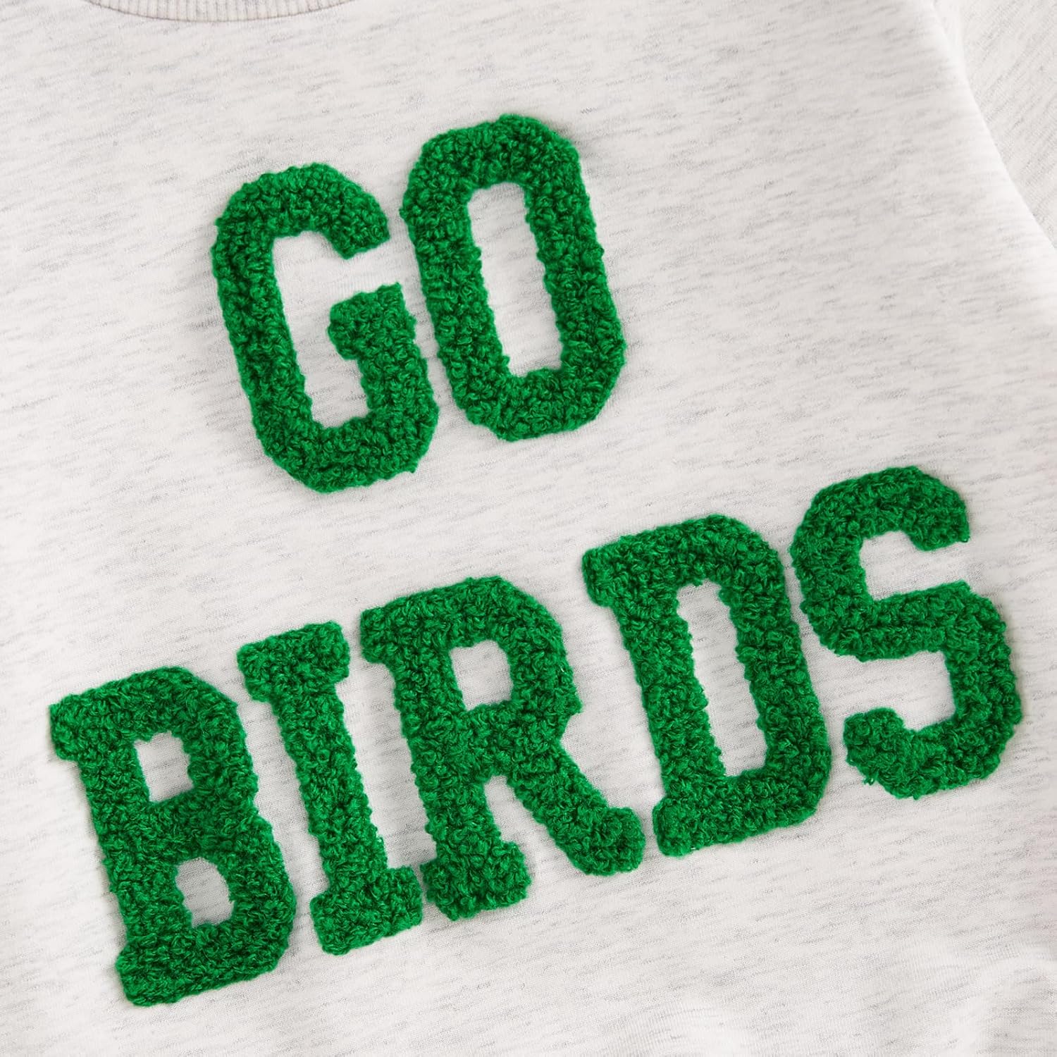 Toddler Baby Boy Girl Football Clothes Go Birds Embroidery Sweatshirt Long Sleeve Crewneck Pullover Shirt Tops - Image 7