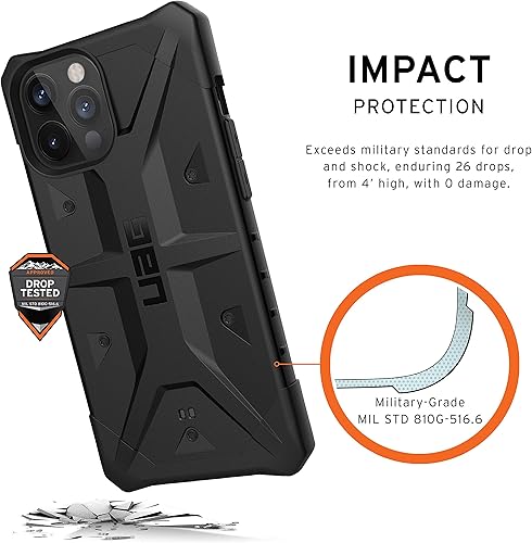 Miniatura 2 de URBAN ARMOR GEAR UAG-IPH20L-BK iPhone 12 Pro Max (6.7) 2020 Compatible Shockproof Case, Black