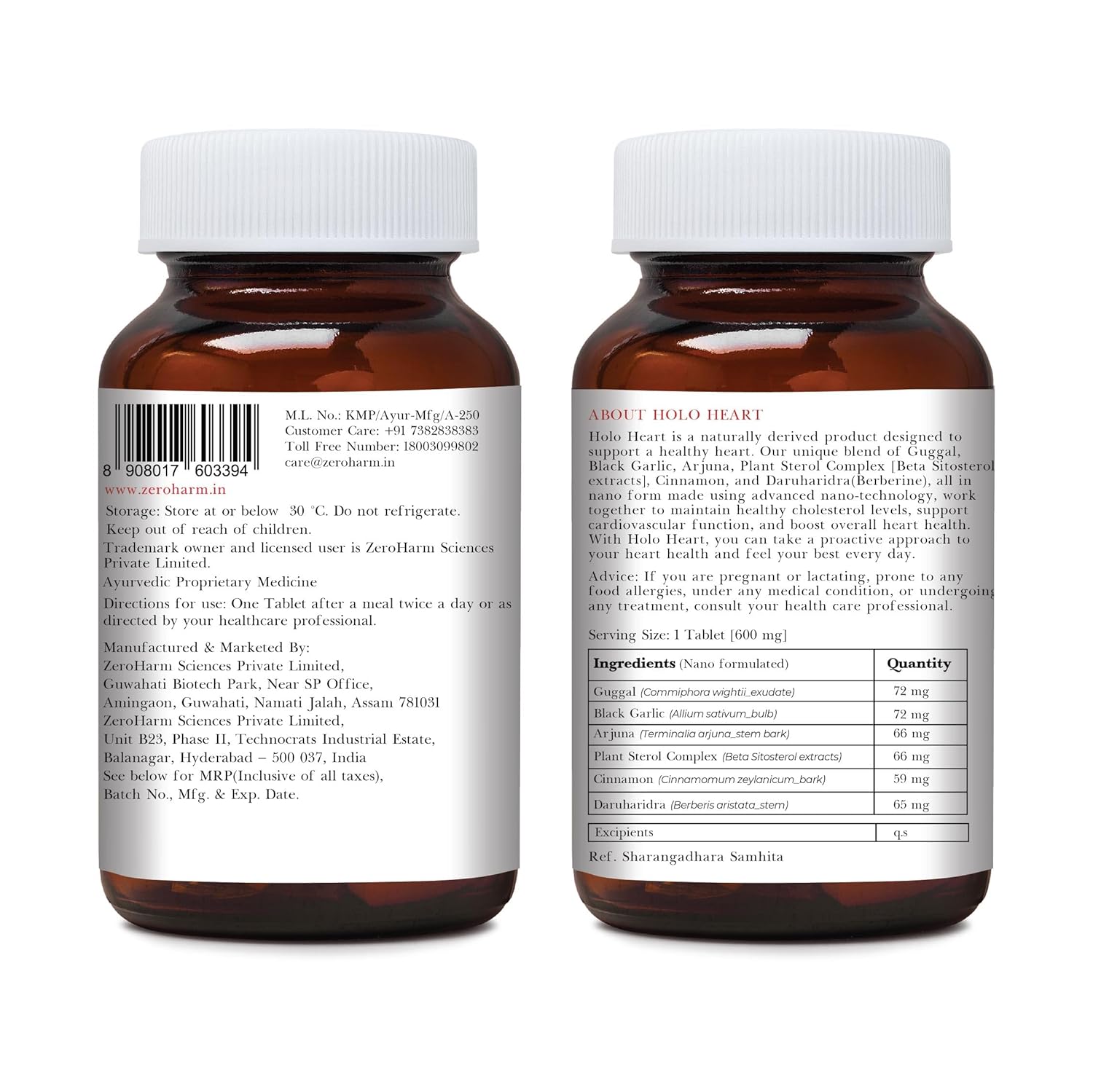 Zeroharm Holive Tablets | Plant -Acid | Male and female heart health supplements | Coronary prevents arterial disease. Lipid manages profiles. Prevents interruptions - 1 count, 60 capsules Zeroharm Holive Tablets | Plant -Acid | Male and female heart health supplements | Coronary prevents arterial disease. Lipid manages profiles. Prevents interruptions - 1 count, 60 capsules