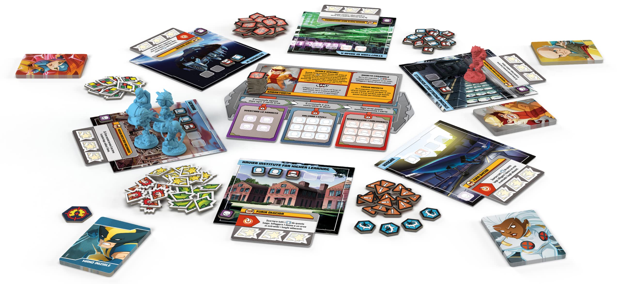 asmodee - Marvel United X-Men - Gioco da Tavolo, 1-4 Giocatori, 10+ Anni, Edizione in Italiano