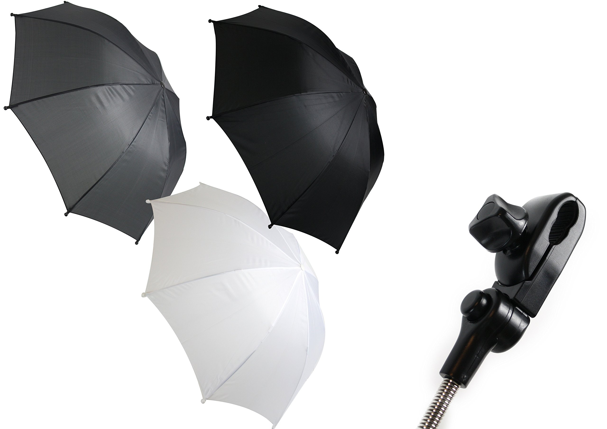 First Steps Pram Umbrella (3 Assorted Colour, 16-Inches Size)