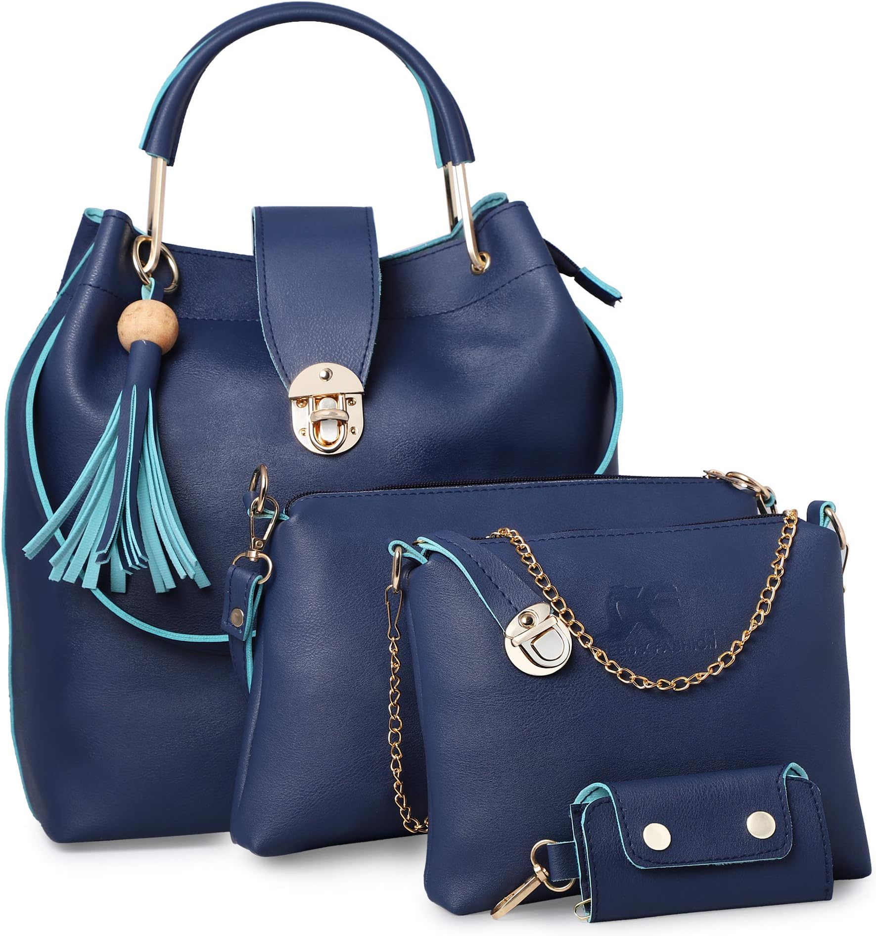 Speed X FashionCombo Set Pu Leather Shoulder Bags For Women Set Of 4 (SRTY000GFR2)