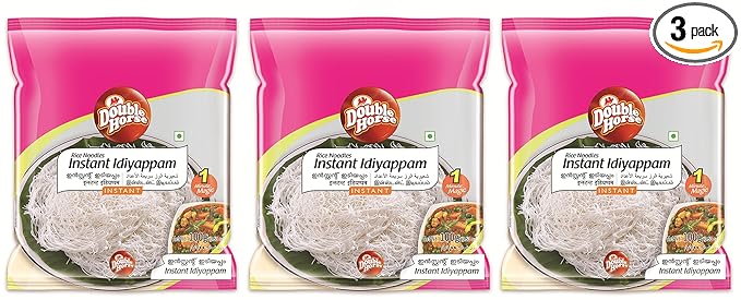 Double Horse Instant Idiyappam,100g - Pack of 3