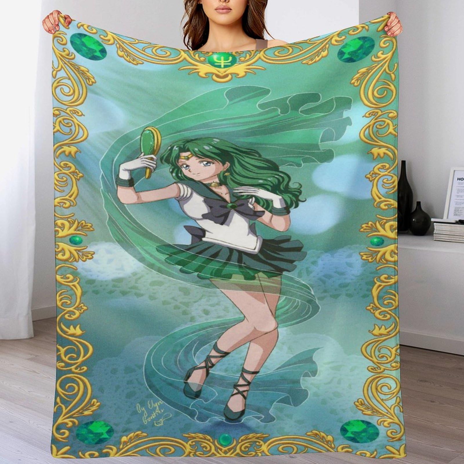 Amazon｜美少女戦士セーラームーン 毛布 ブランケット フランネル 超