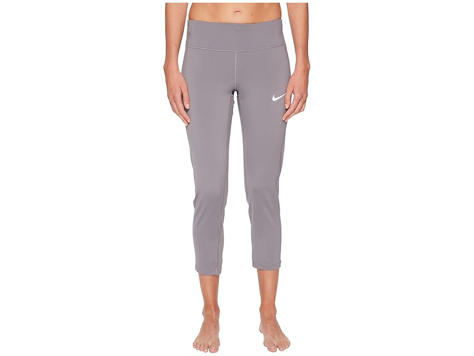 

Nike Racer Running Crop (Gunsmoke/Gunsmoke) Women's Workout