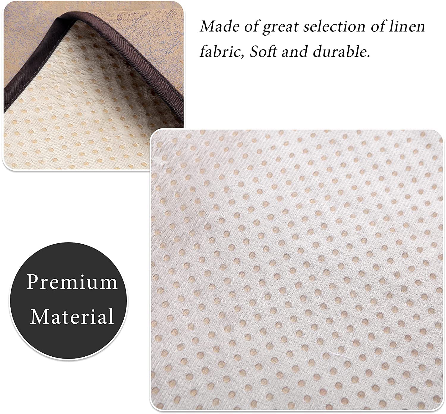 HAOMAIJIA Anti Slip Sofa Armrest Organizer Arm Chair Bedside Caddy Storage Organizer For Recliner Couch With 6 Pockets For Cell Phone Tv Remote Control Magazines (brown)