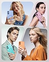 Vista 72 de TOCOL Funda magnética para iPhone 15 Pro Max, protección completa mejorada de la cámara, compatible con Magsafe, protección contra caídas, funda