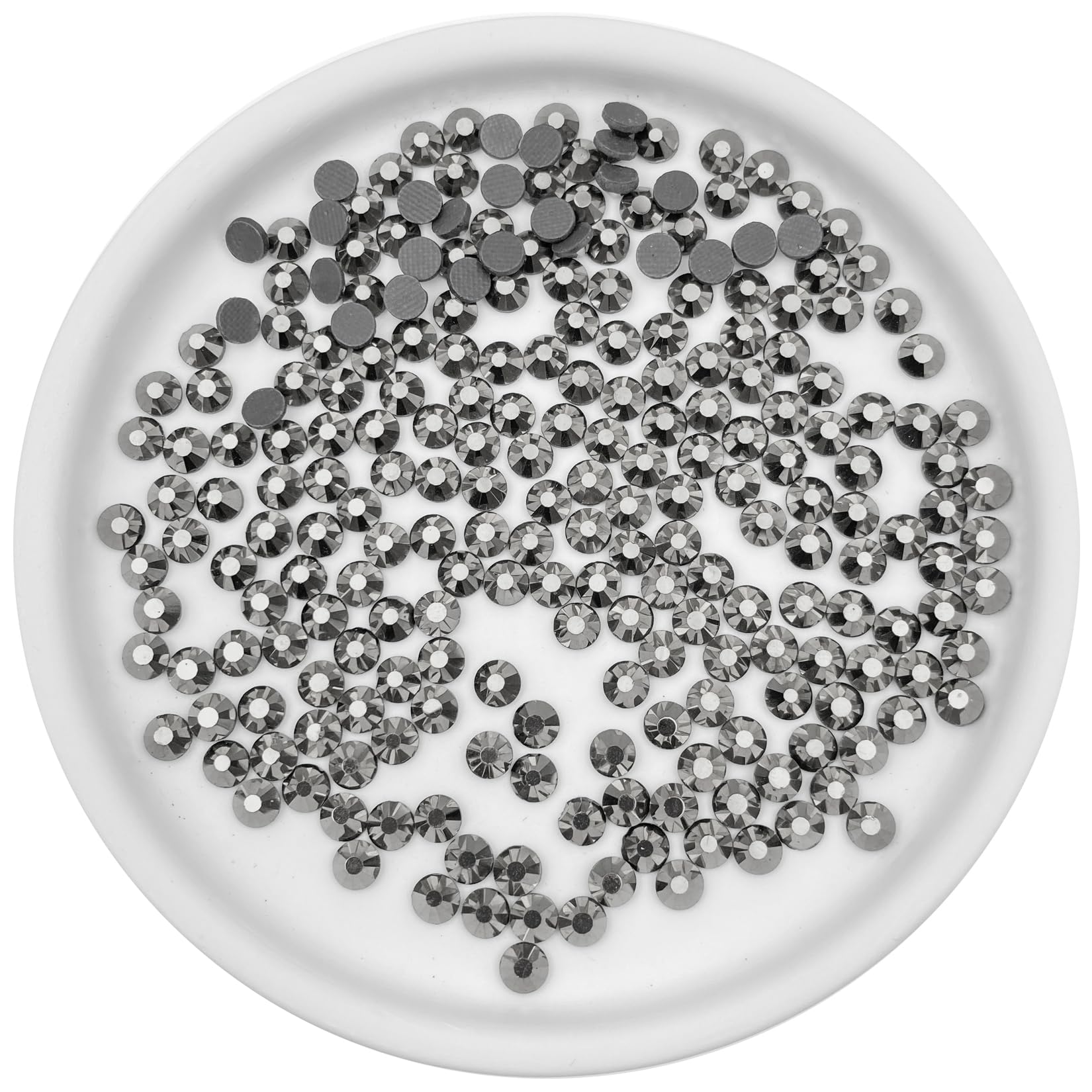 Mulutoo 1000Pcs Hotfix Rhinestones Bulk, Crystal Clear AB Rhinestones for Crafts Clothes DIY Decoration,SS20,4.6-4.8MM(XS069 - Mineral Gray)