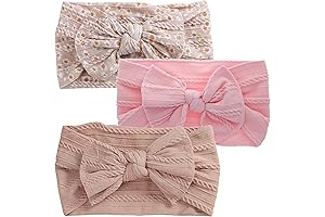 Premium Baby Girl Headbands - 3-Pack