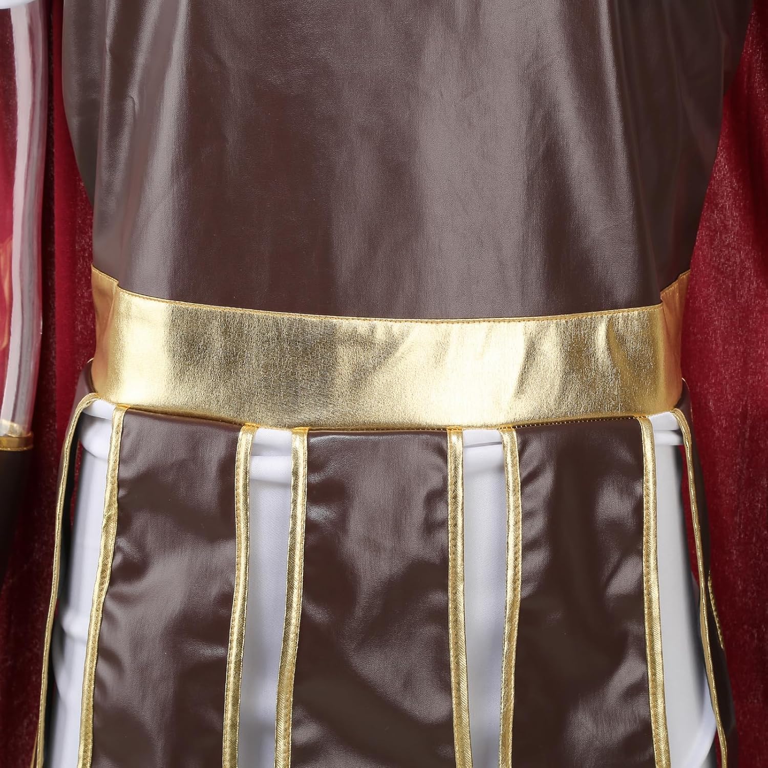 Roman Gladiator Warrior Costume Spartan Warrior Men Soldier wardrobe 4 Pcs Greek Halloween - Image 4