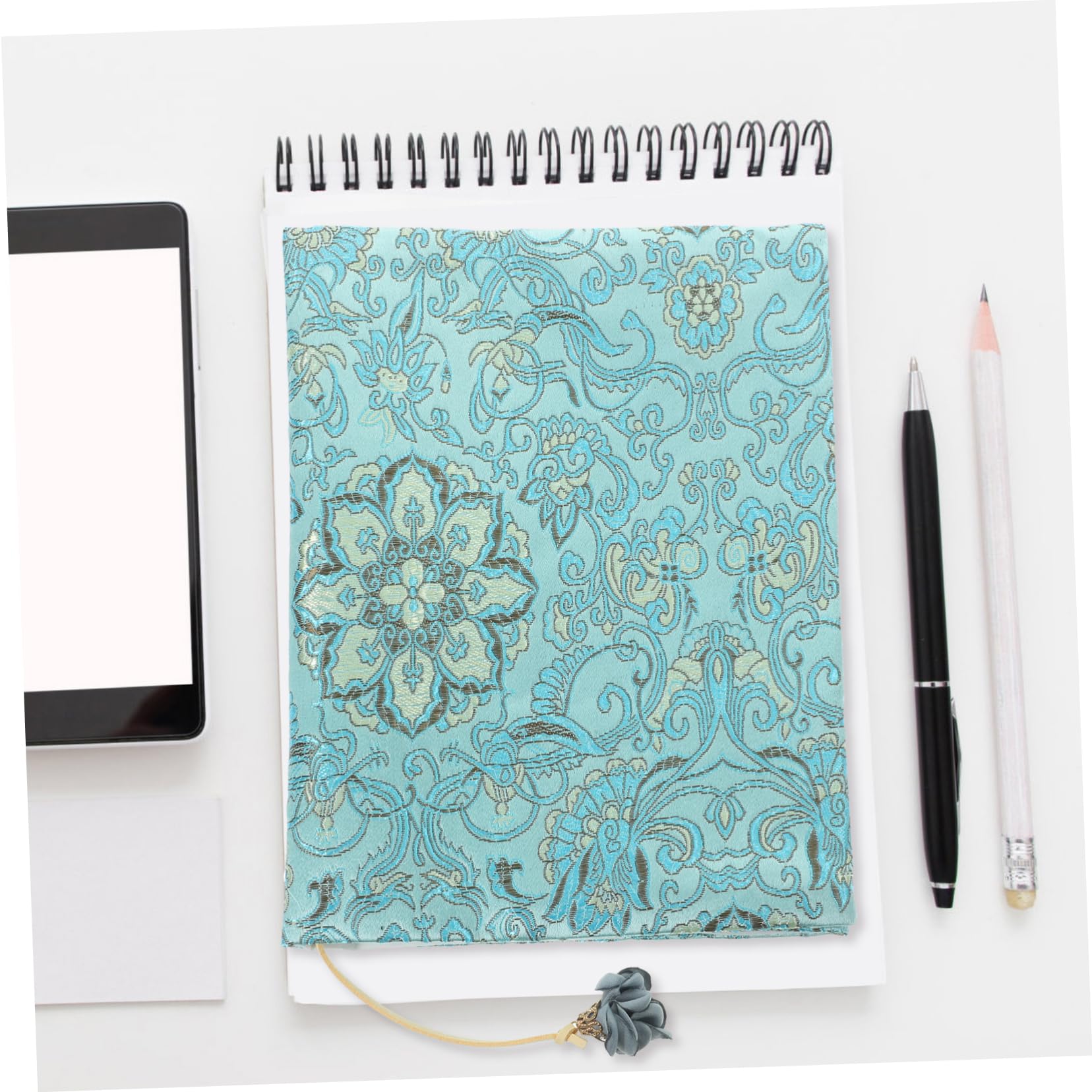 jojofuny Lot De 4 Housses De Protection En Tissu Pour Livres Vert Clair
