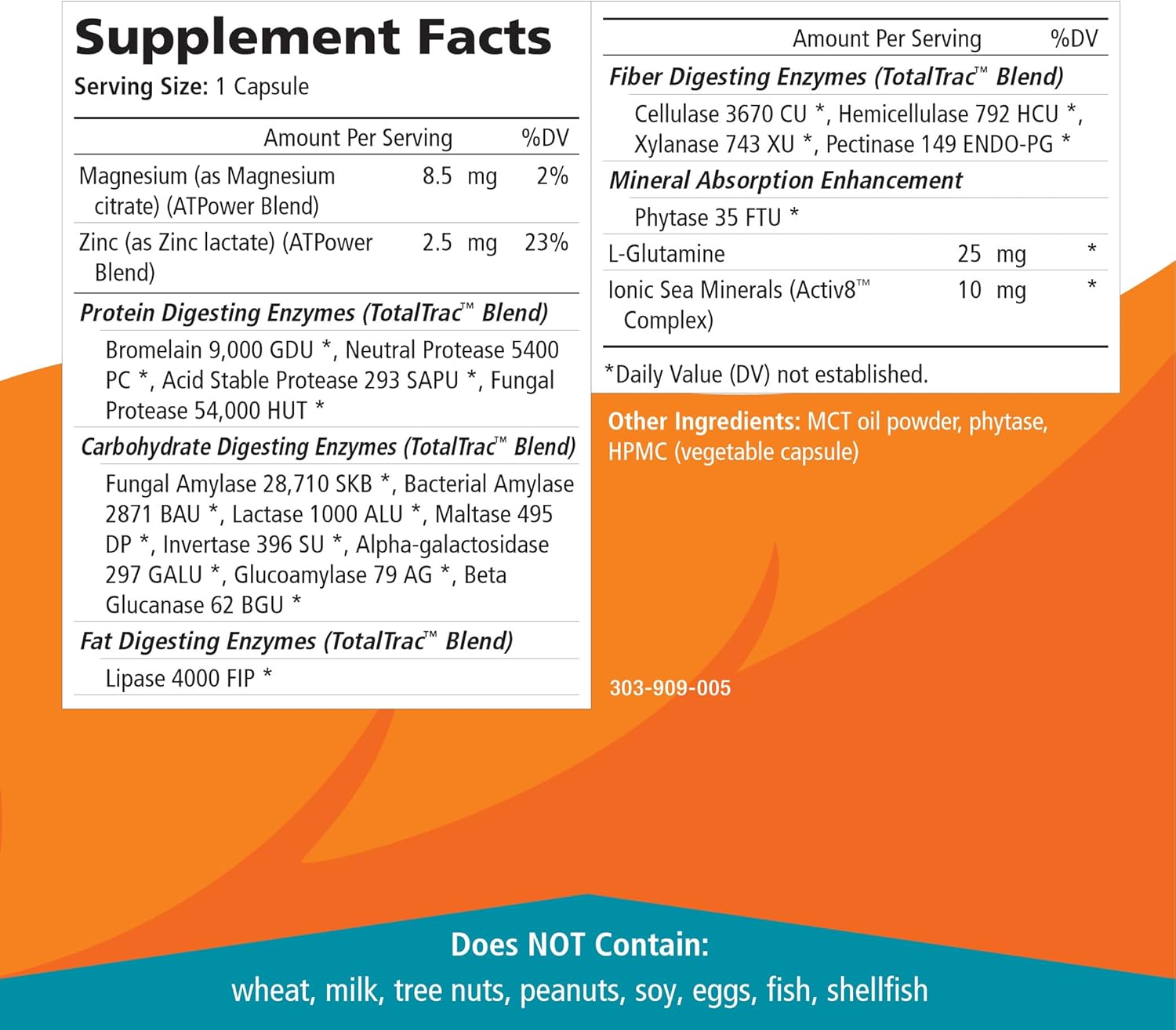Real-Zymes™ Vegetarian Digestive Enzymes Supplement with Probiotics for Better Digestion - Natural Support for Relief of Bloating, Gas, Belching, Diarrhea, Constipation, IBS, etc. - 90 Caps