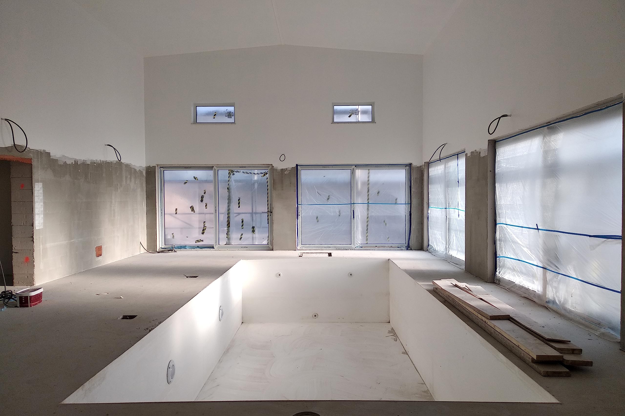 2K Dichtschlämme Abdichtung für Pool Schwimmbad Betonbecken Dichtmasse Grau - 5Kg
