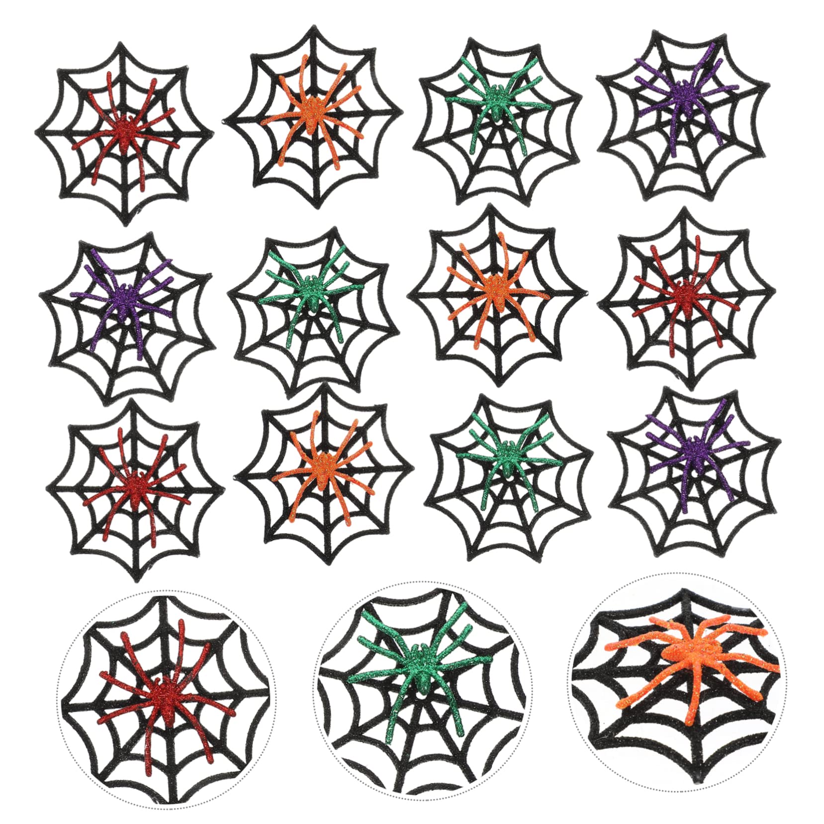 Cabilock 3 Set Di Ragni Realistici Simulazioni Di Ragnatele Decorazioni Per Halloween Spaventose