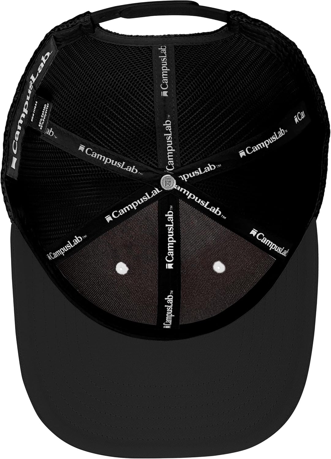 Campus Lab Official Collegiate Team Logo 1 Adjustable Snapback Trucker Hat - Unisex for Men and Women