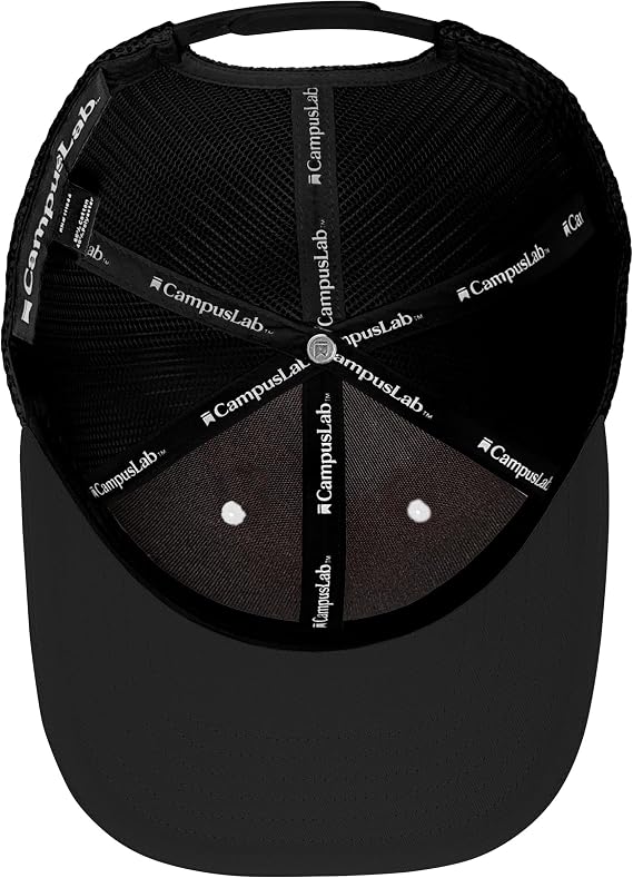 Campus Lab Official Collegiate Team Logo 1 Adjustable Snapback Trucker Hat - Unisex for Men and Women