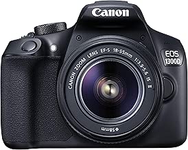 Canon EOS 1300D 18MP Digital SLR Camera Black with 18-55mm ISII Lens Canon EOS 1300D 18MP Digital SLR Camera Black with 18-55mm ISII Lens